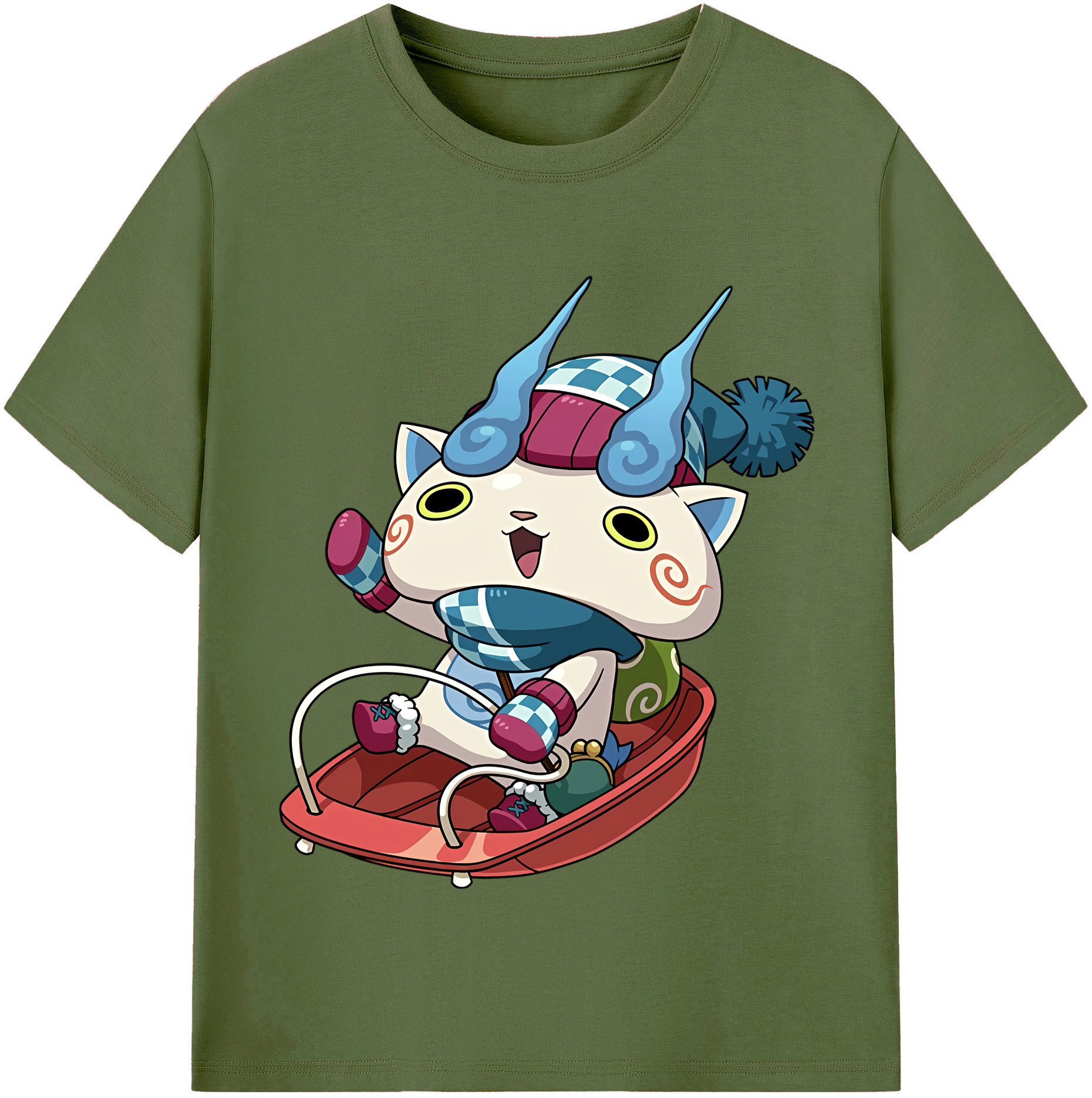 （画像用） 妖怪ウォッチ Yo-kai Watch 綿100％半袖Tシャツ（フロントプリント）